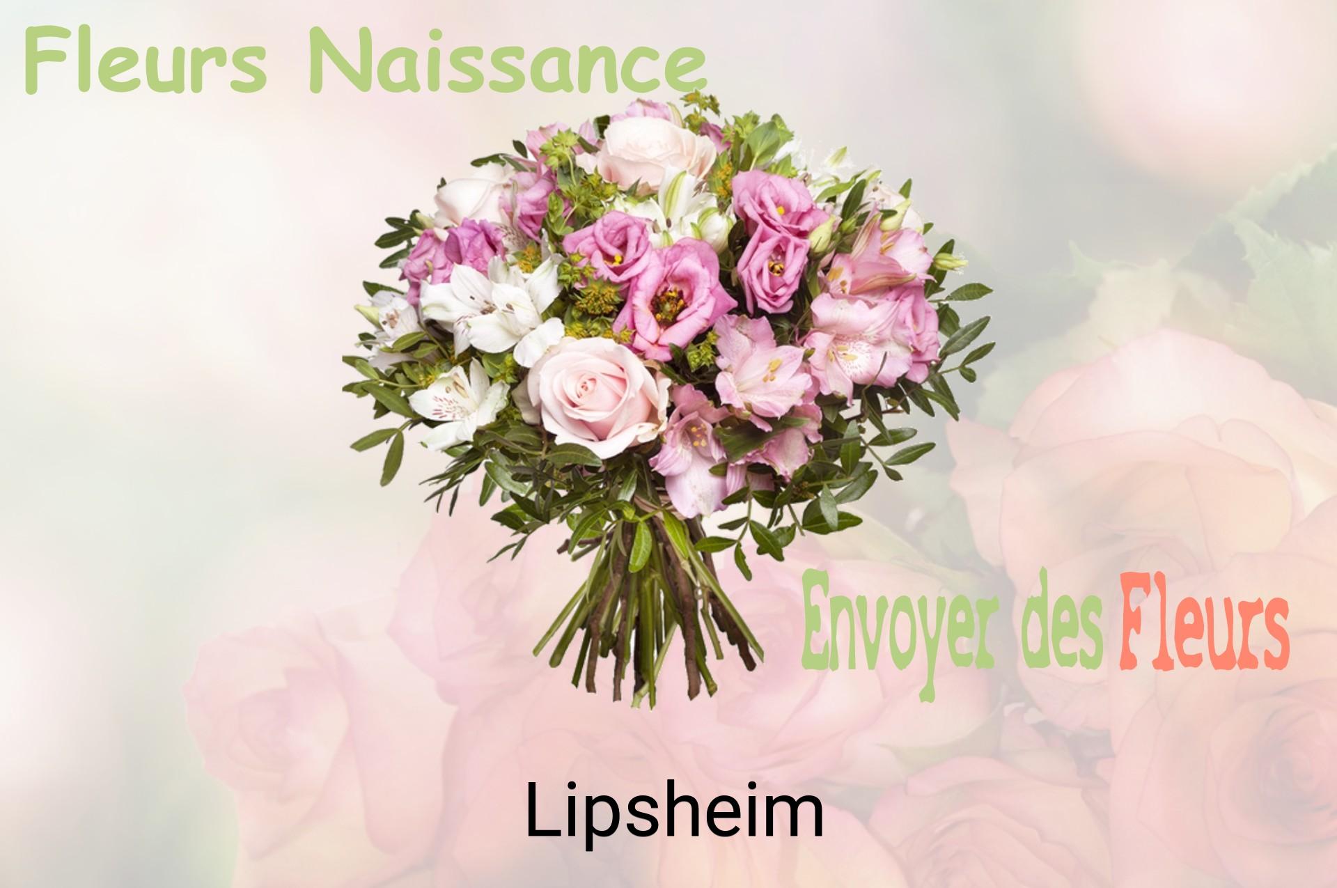Bouquet de fleurs de naissance livré à Lipsheim